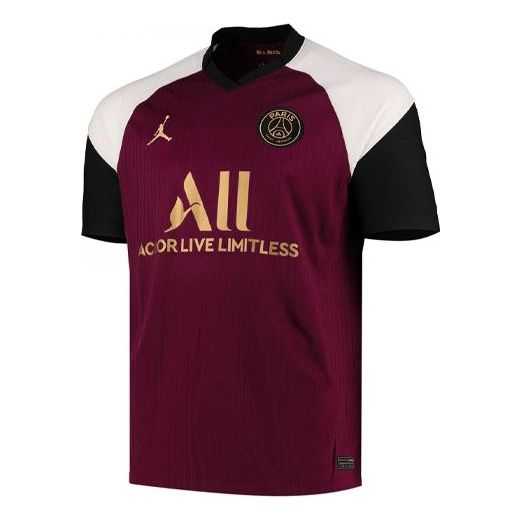 Dres Nike PSG Breathe Stadium Short Sleeve Jersey Vínová | CK7825-612