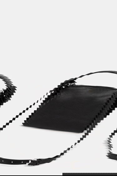Kabelka KENZO Kenzo Leather Handbag Čierna | FE62SA818L01.99, 2