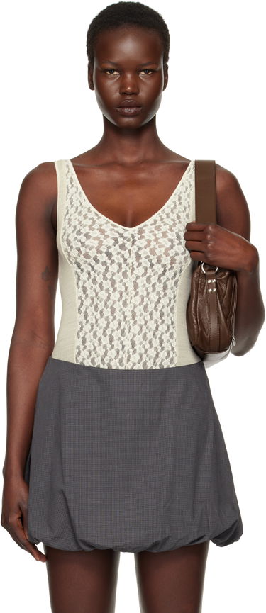 Sukňa Baserange Lace Bodysuit Šedá | ONCR-LA-SP25, 0