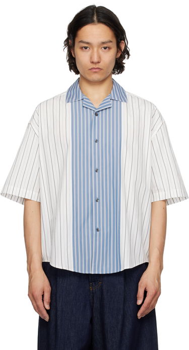 Košeľa AMI AMI Paris Short Sleeve Boxy Shirt Modrá | HSH286.CO0109, 0