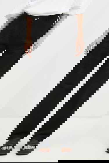 Nohavice Carhartt WIP Pierce Pant Straight High Waist Čierna | I026588.89GD, 0