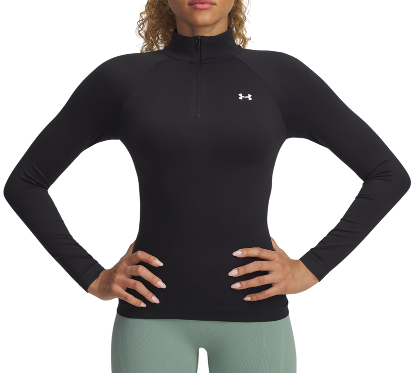 Sveter Under Armour Under Armour Vanish Seamless 1/4 Zip Long Sleeve Shirt Čierna | 1388113-001