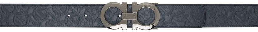 Opasok FERRAGAMO Ferragamo Gancini Reversible Belt Šedá | 735830 675542119