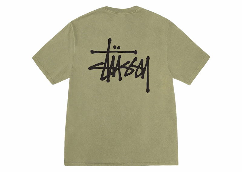 Tričko Stüssy Pigment Dyed T-Shirt Zelené | 1905001-0403