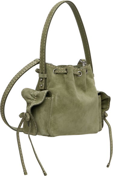 Kabelka Acne Studios Acne Studios Multipocket Mini Bucket Bag Zelené | A10458-, 2