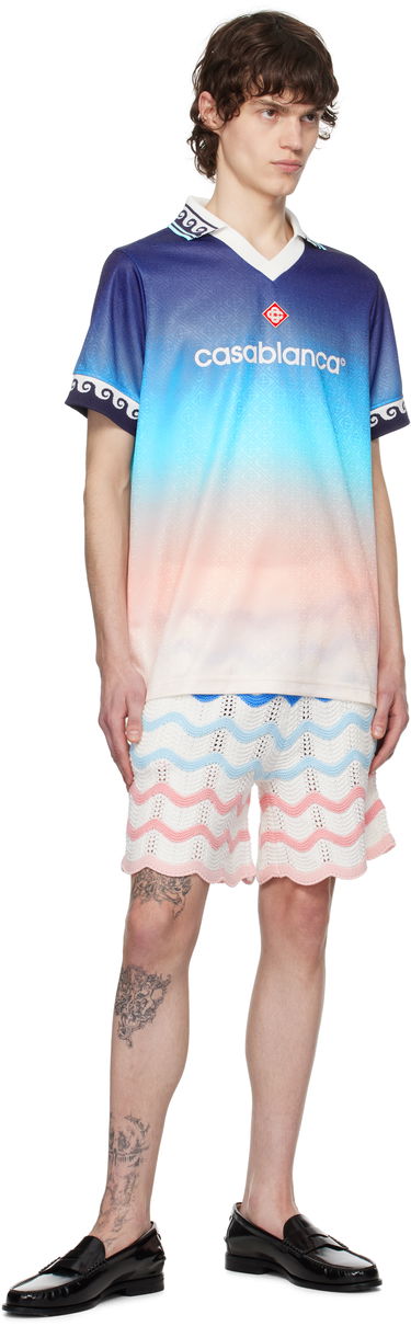 Šortky Casablanca Casablanca Gradient Wave Crochet Shorts Rôznofarebný | MPS25-KW-849-01, 3