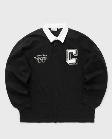 Polo tričko Carhartt WIP Rugby Shirt Long Sleeve Čierna | I033832-0D2.XX, 3