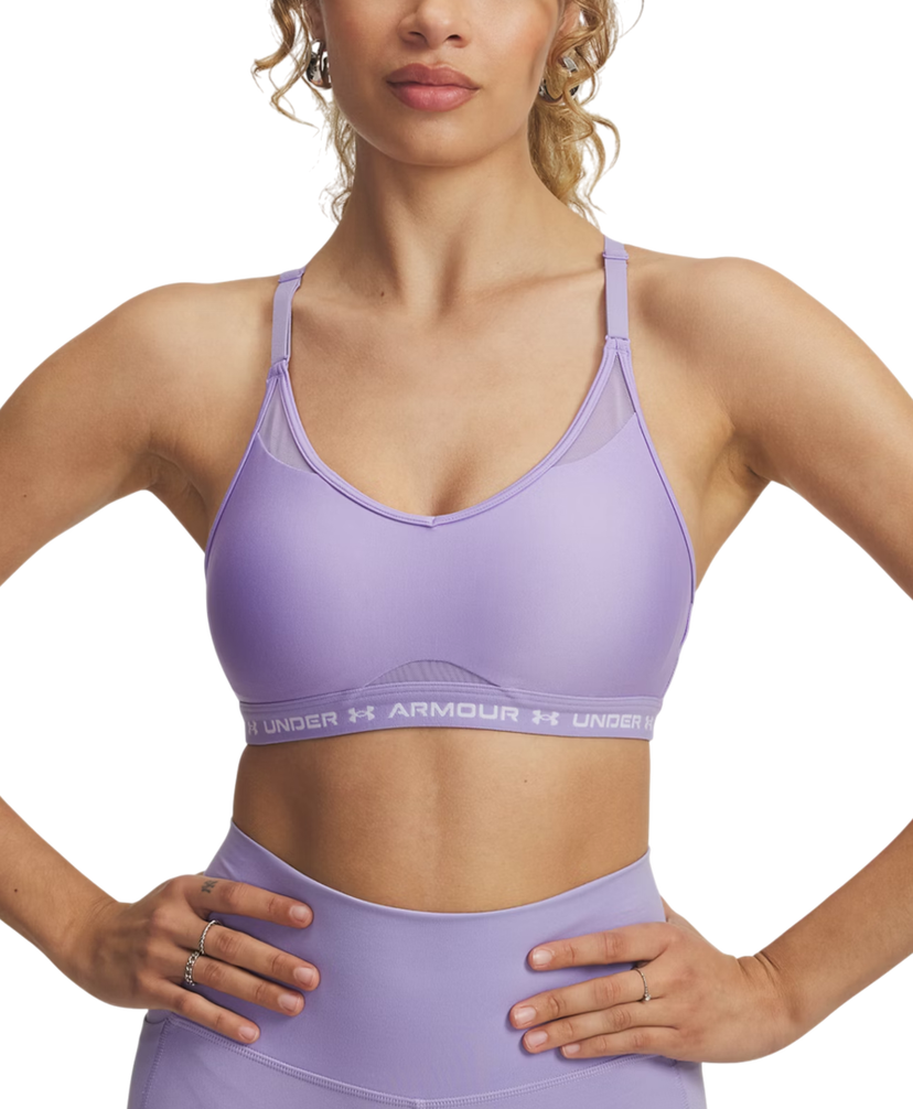 Podprsenka Under Armour Crossback Low Bra Fialová | 1386424-538
