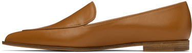 Tenisky a topánky Gianvito Rossi Perry Leather Loafers Hnedá | G25339.10CUO.VGI, 2