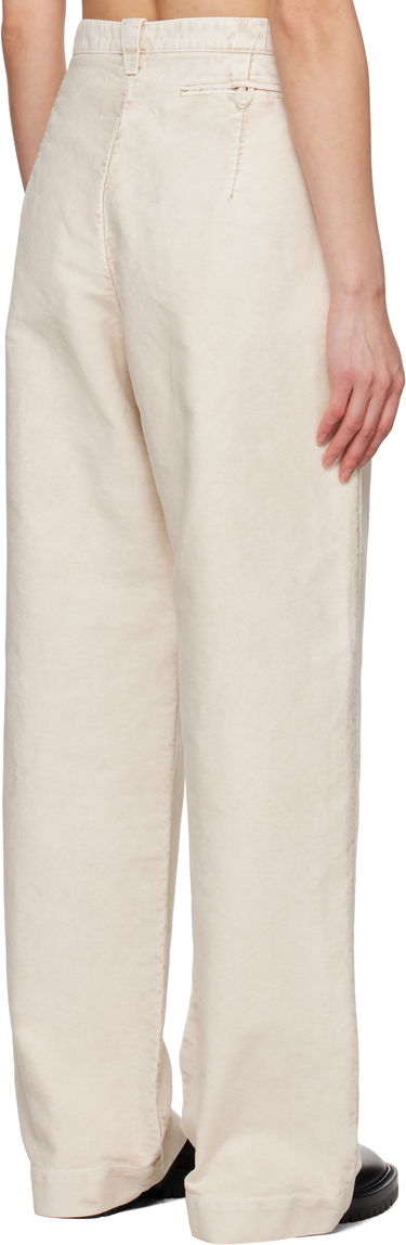 Nohavice Maison Margiela Maison Margiela Wide-Leg Trousers Béžová | S51KA0600 S76543, 2