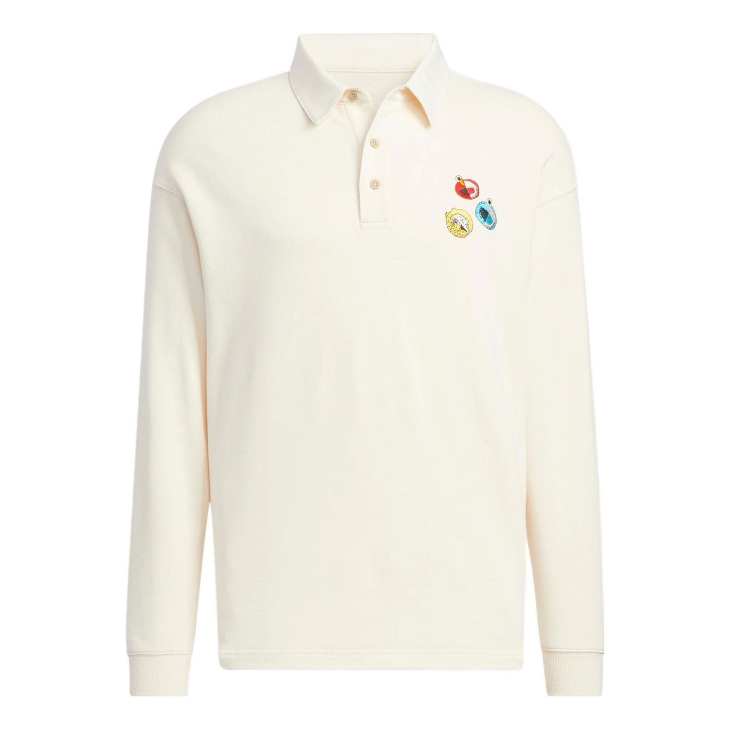 Polo tričko adidas Originals Sesame Street x JF Crossover Long Sleeve Polo Shirt Béžová | HM9949, 0