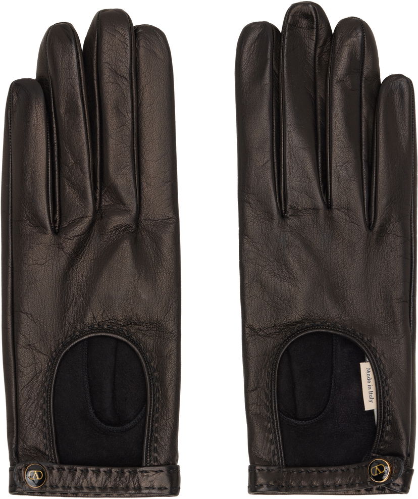 Rukavice Valentino Valentino Garavani Lambskin Gloves Čierna | 7W2GBA00LDU