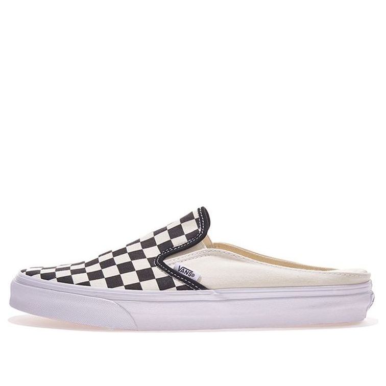 Tenisky a topánky Vans Classic Slip-On Mule Checkerboard Biela | VN0004KTEO1