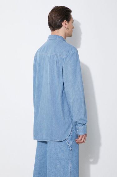 Košeľa A.P.C. A.P.C. Chemise Math Relaxed Denim Shirt Modrá | COGXX.H12584.IAB, 2