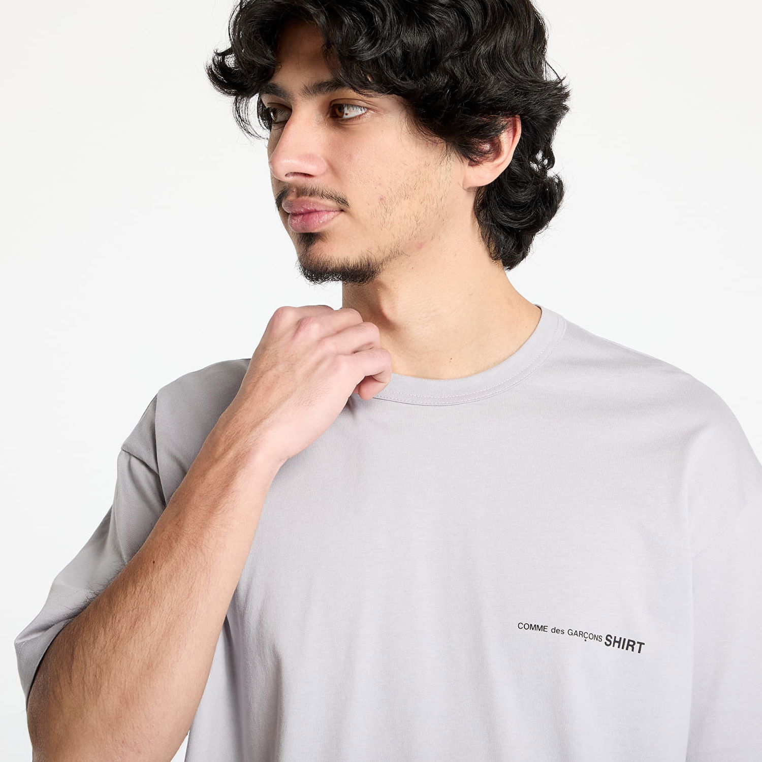Tričko Comme des Garçons Comme des Garçons SHIRT Knit T-Shirt Šedá | FO-T023 GREY, 1