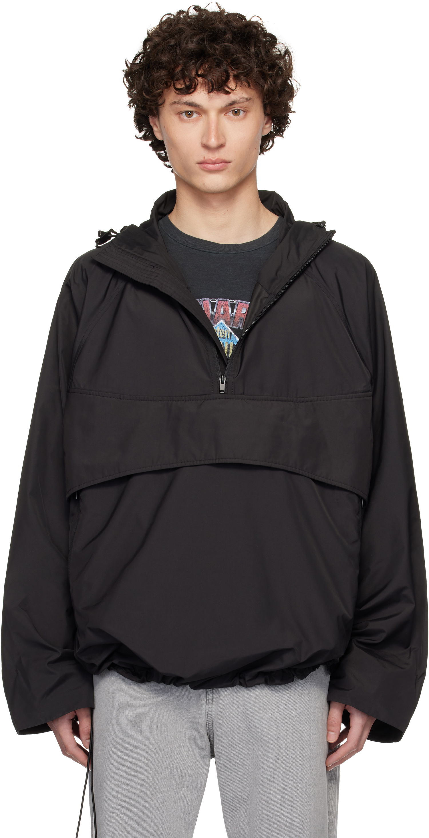 Pláštenka 1017 ALYX 9SM ALYX 9SM Poly Pullover Windbreaker Jacket Čierna | AAMOU0533FA01, 0