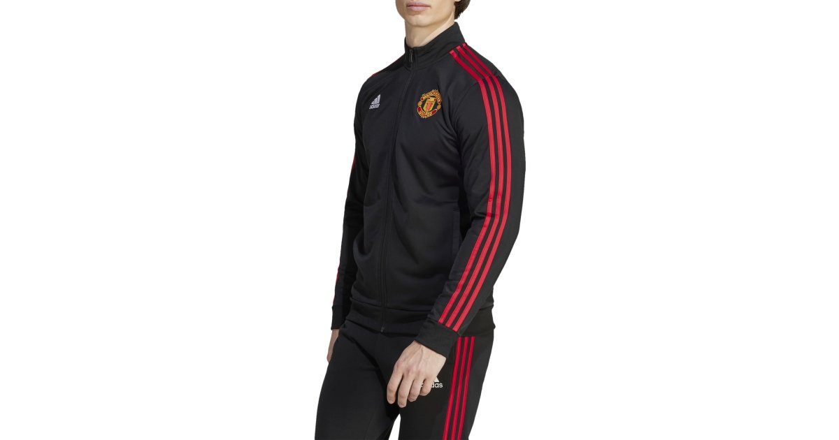 Bunda adidas Originals Manchester United DNA Track Jacket Čierna | ia8533, 1