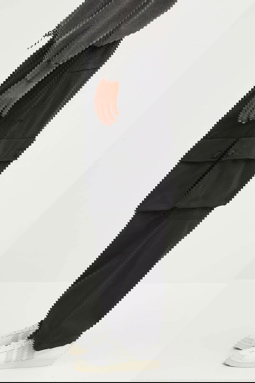 Cargo nohavice AAPE by A Bathing Ape Main Woven Cargo Pants Čierna | AAPPTMB633XXN, 1