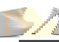 Leather Platform Mule With Square Toe