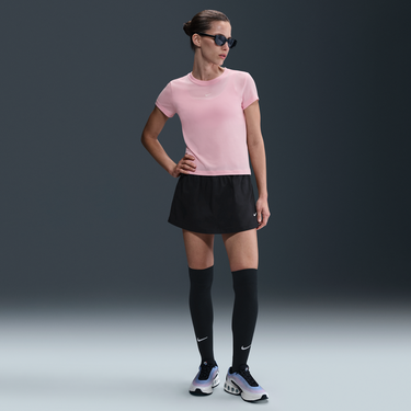 Crop Top Nike Sportswear Chill Knit T-Shirt Ružová | FV5508-690, 4