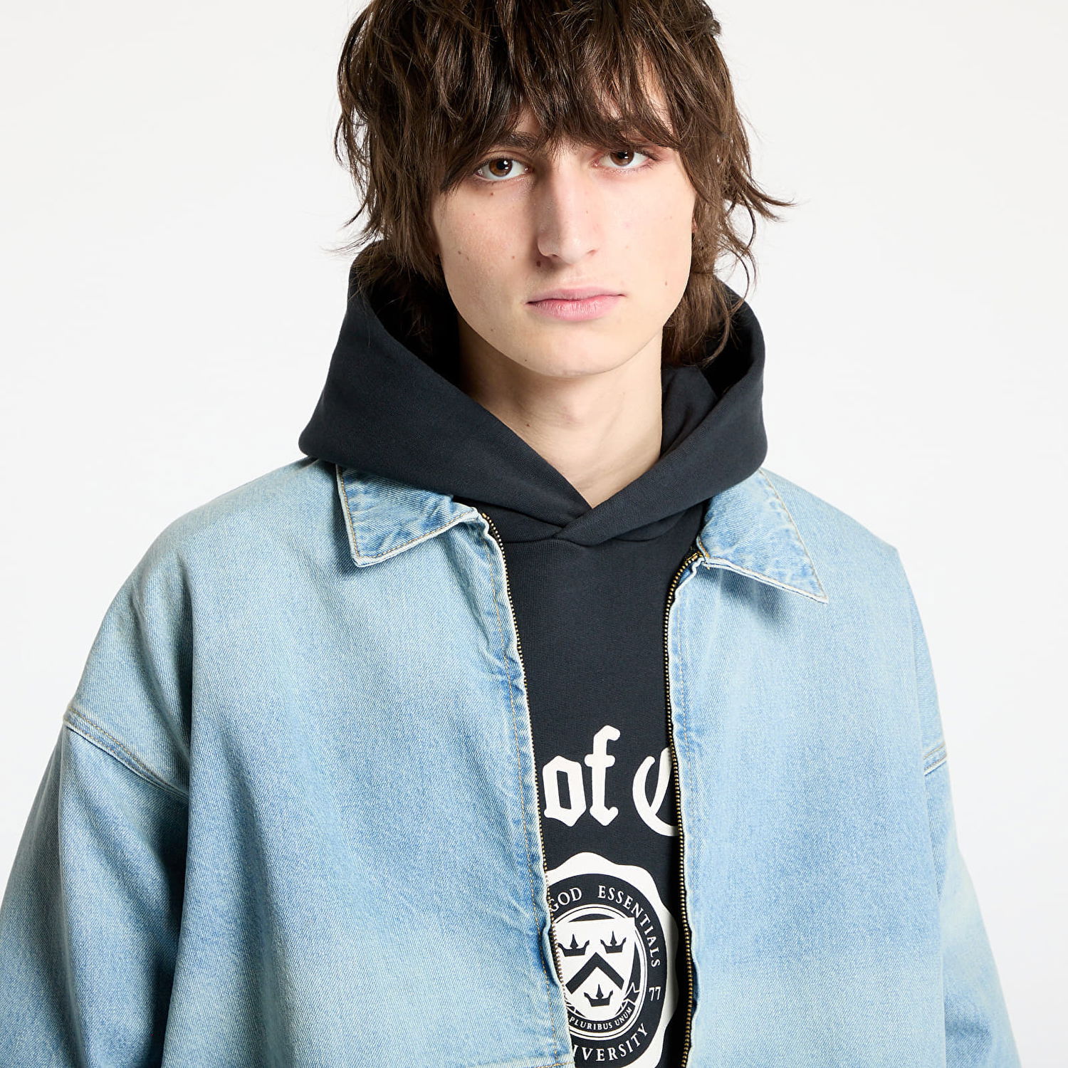 Bomber bunda Fear of God Denim Trucker Jacket Vintage Modrá | 202HO244270F-105, 1