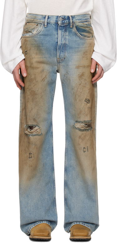 Džínsy Acne Studios Acne Studios Loose Fit 2021M Jeans Modrá | B00403-, 0