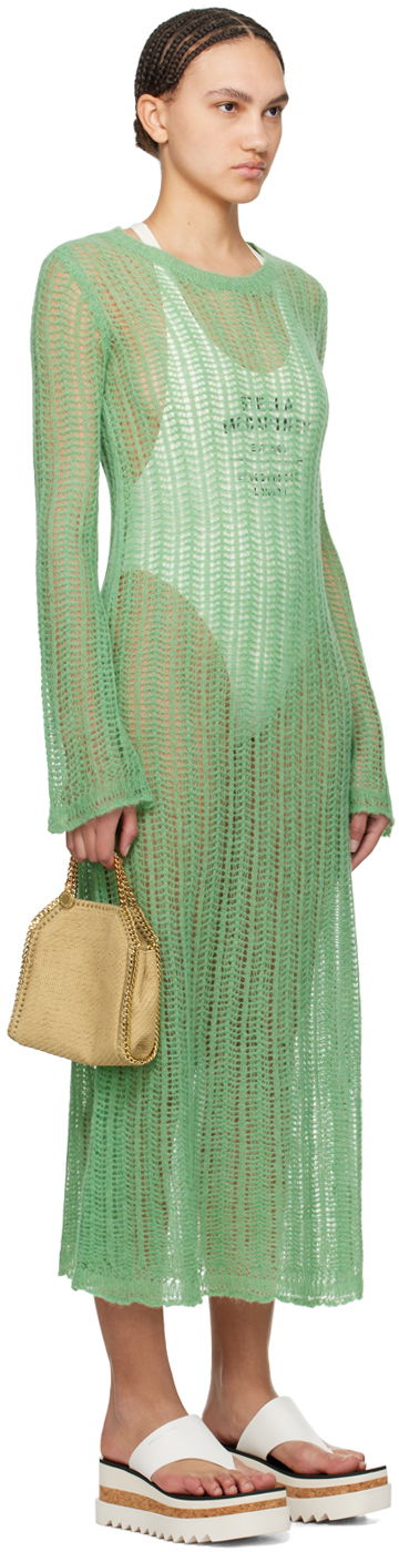 Šaty Stella McCartney Maxi Knit Dress Zelené | 6K07013S2472, 1