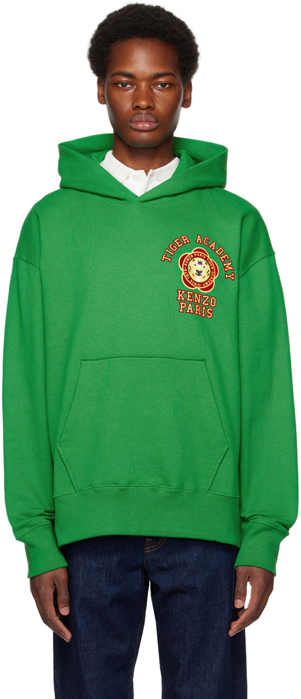 Mikina KENZO Paris 'Tiger Academy' Hoodie Zelené | FD65SW0864ME, 0