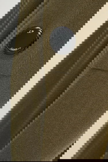 Sveter C.P. Company C.P. Company Wool Blend Sweater Zelené | RFCMKN707A110149A, 3