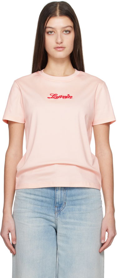 Tričko LANVIN Lanvin Embroidered T-Shirt Ružová | RW-TS0030-J134-P25, 0