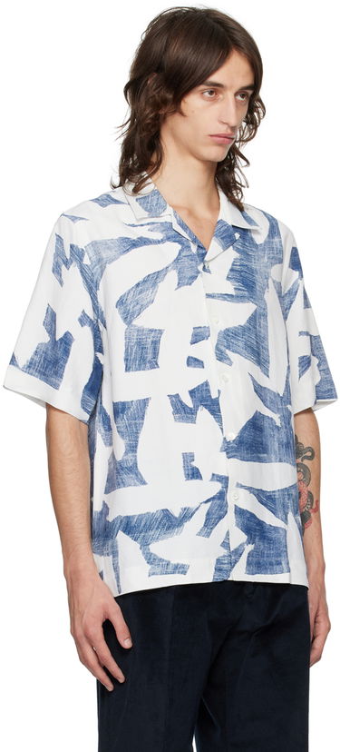Košeľa Paul Smith Paul Smith Abstract Print Shirt Biela | M1R-905U-N02392-40, 1