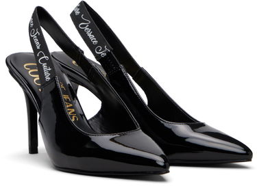 Starostlivosť o obuv Versace Versace Jeans Couture Scarlett Slingback Mid Heels Čierna | E79VA3S52_EZS859, 3
