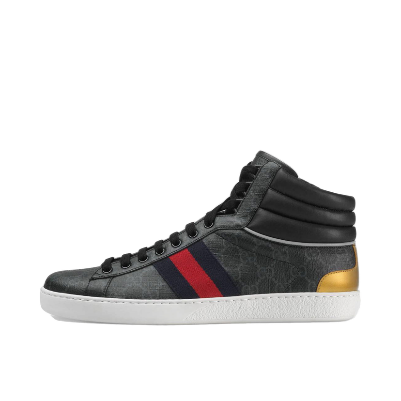 Tenisky a topánky Gucci Ace 'GG High Top Black' Čierna | 555197 92T20 1140