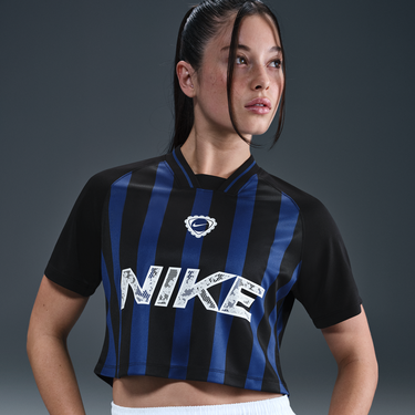Dres Nike Nike Sportswear Cropped Short Sleeve T-Shirt Modrá | IM0326-455, 1