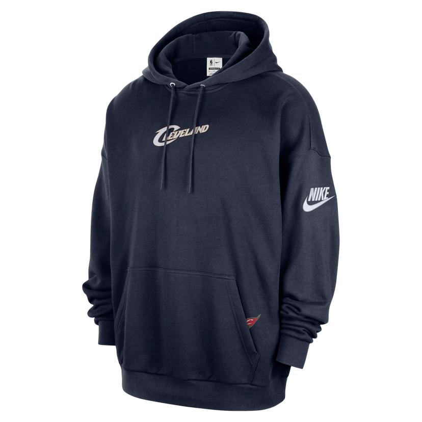Mikina Nike Cleveland Cavaliers 2025/26 Hardwood Classics Club NBA Premium Pull-Over Cotton Hoodie Navy | HQ5304-419