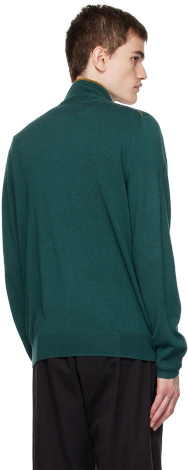 Sveter Paul Smith PS Paul Smith Half Zip Sweater Zelené | M2R-203Y-L21861, 2