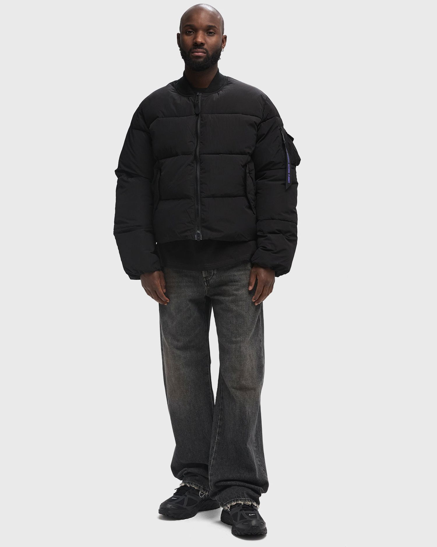 Bomber bunda Alpha Industries MA-1 Puffer Jacket Čierna | 148137UV-03, 1