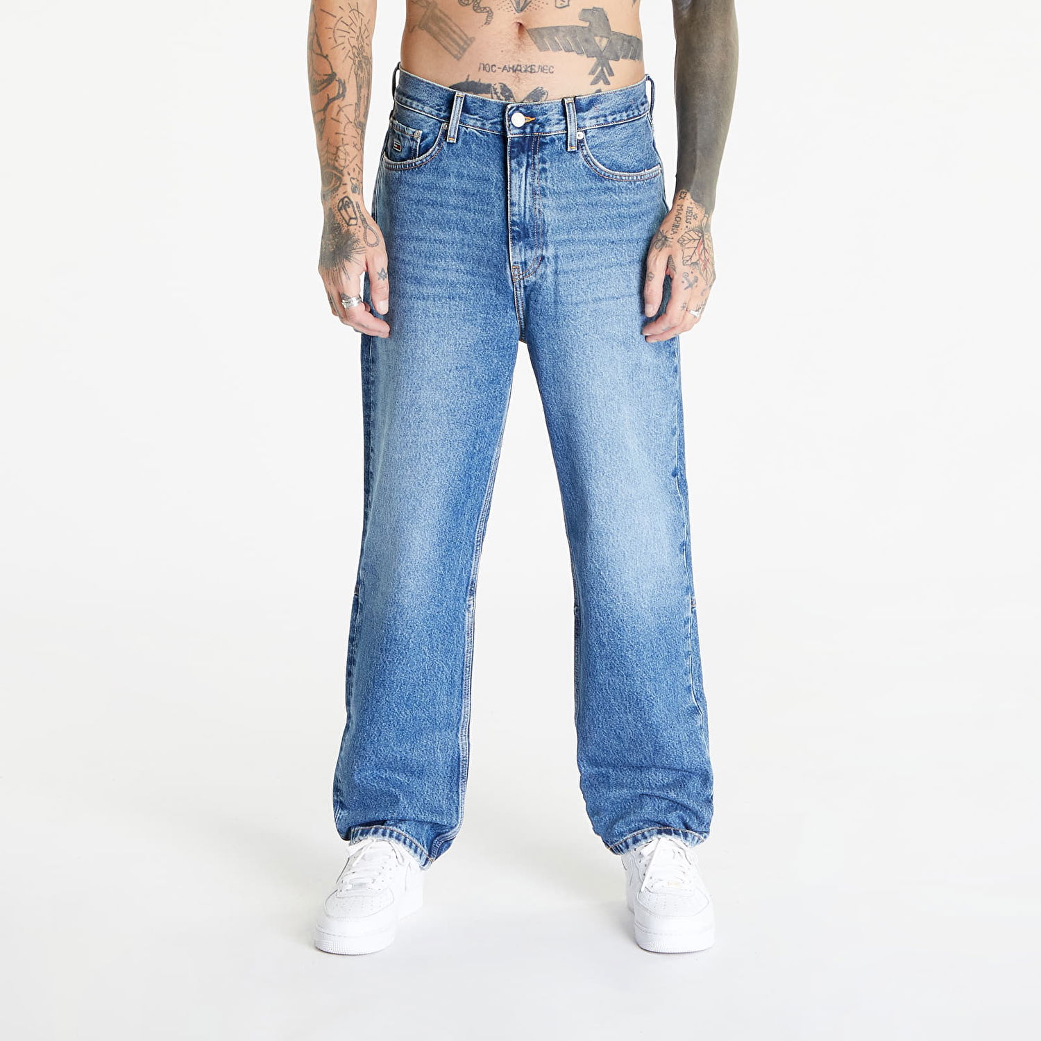 Džínsy Tommy Hilfiger Tommy Jeans Skater Jean Printed Denim Modrá | DM0DM18123 1A5, 0