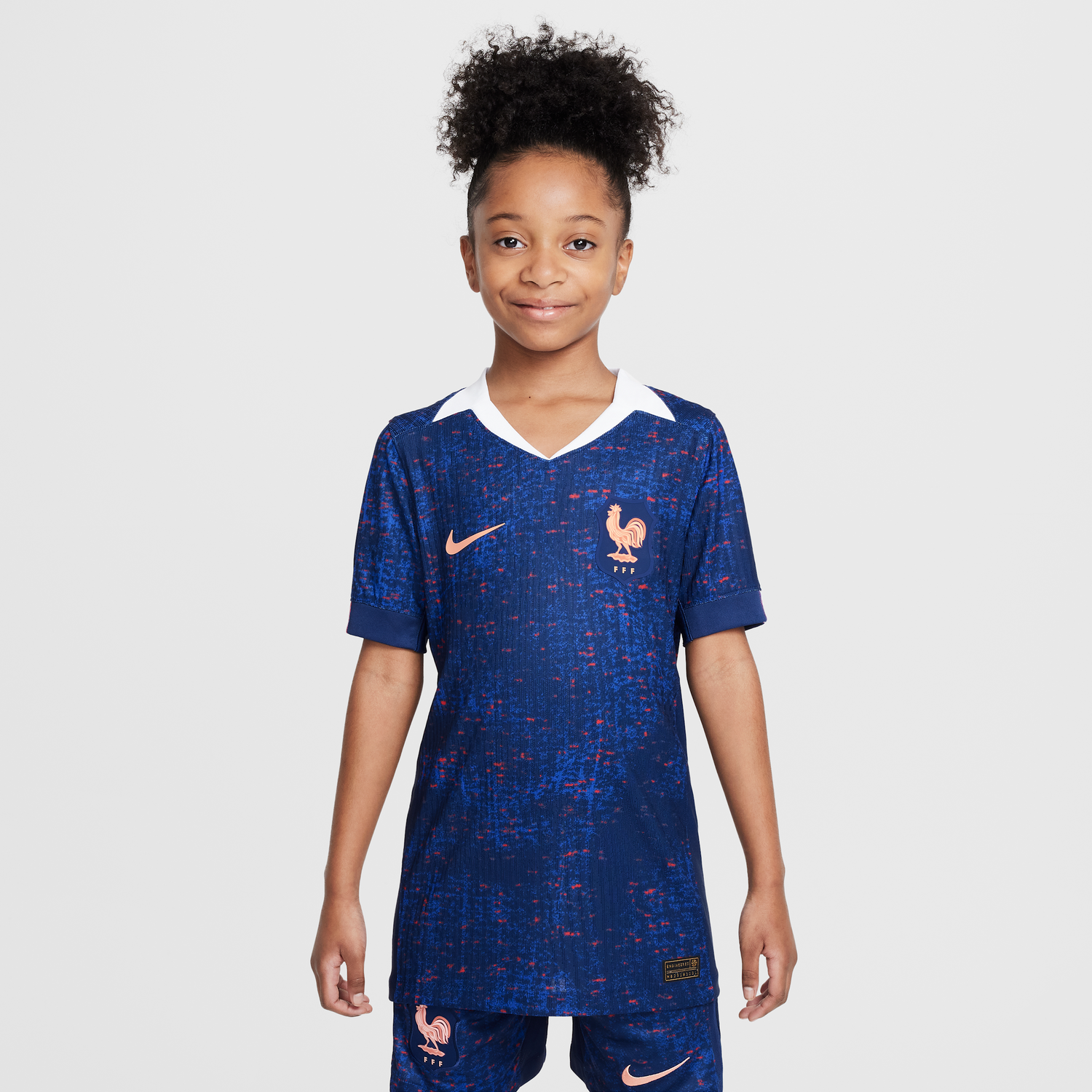 Dres Nike FFF Match 2025 Dri-FIT ADV Authentic Home Soccer Jersey (Youth) Modrá | FZ9192-492, 0