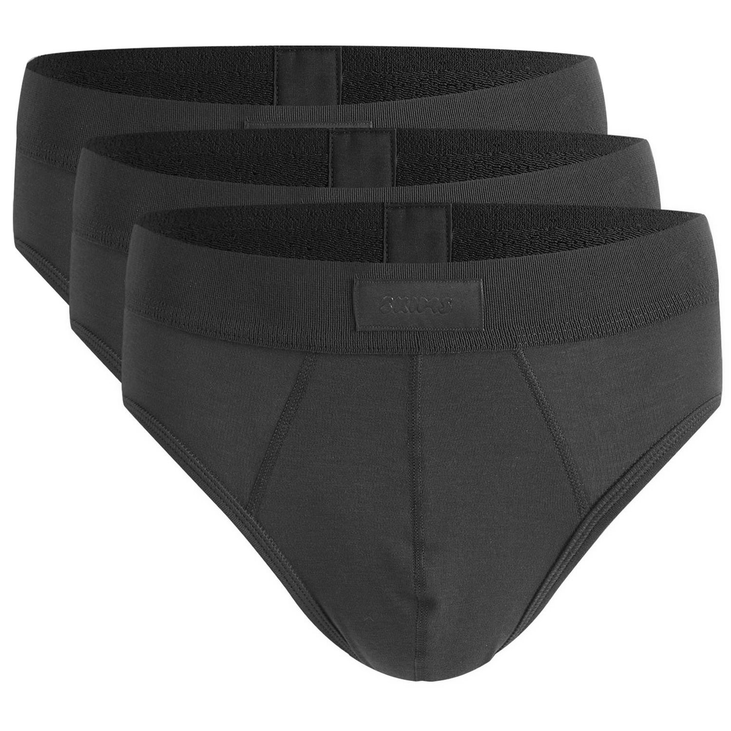 Body SKIMS Men's 3-Pack Cotton Briefs Čierna | BO-BRF-5633M-ON, 0