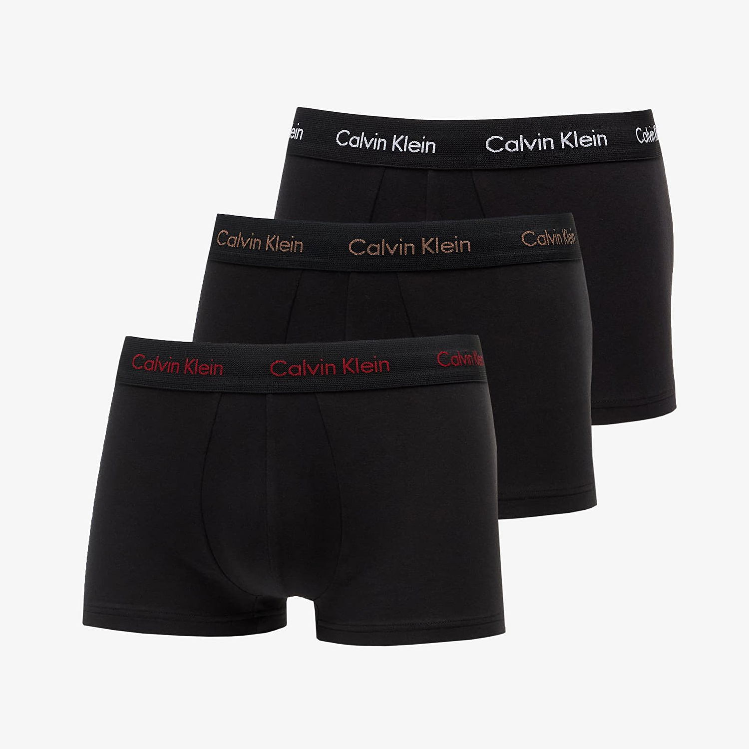 Boxerky CALVIN KLEIN Cotton Stretch Low Rise Trunk Čierna | U2664G 6FB, 0