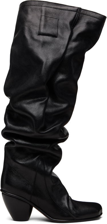 Tenisky a topánky Vivienne Westwood Vivienne Westwood River Leather Slouchy Tall Boots Čierna | 71020041W-L00CJ-, 0