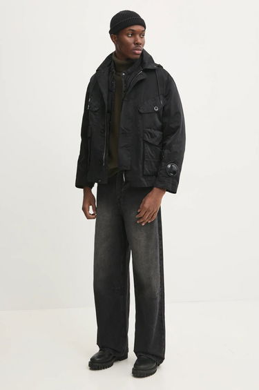 Vetrovka C.P. Company Micro Kei Hooded Jacket Čierna | 17CMOW224A110089G, 1