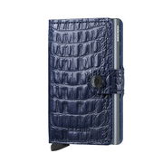 Miniwallet Nile Blue Leather Wallet