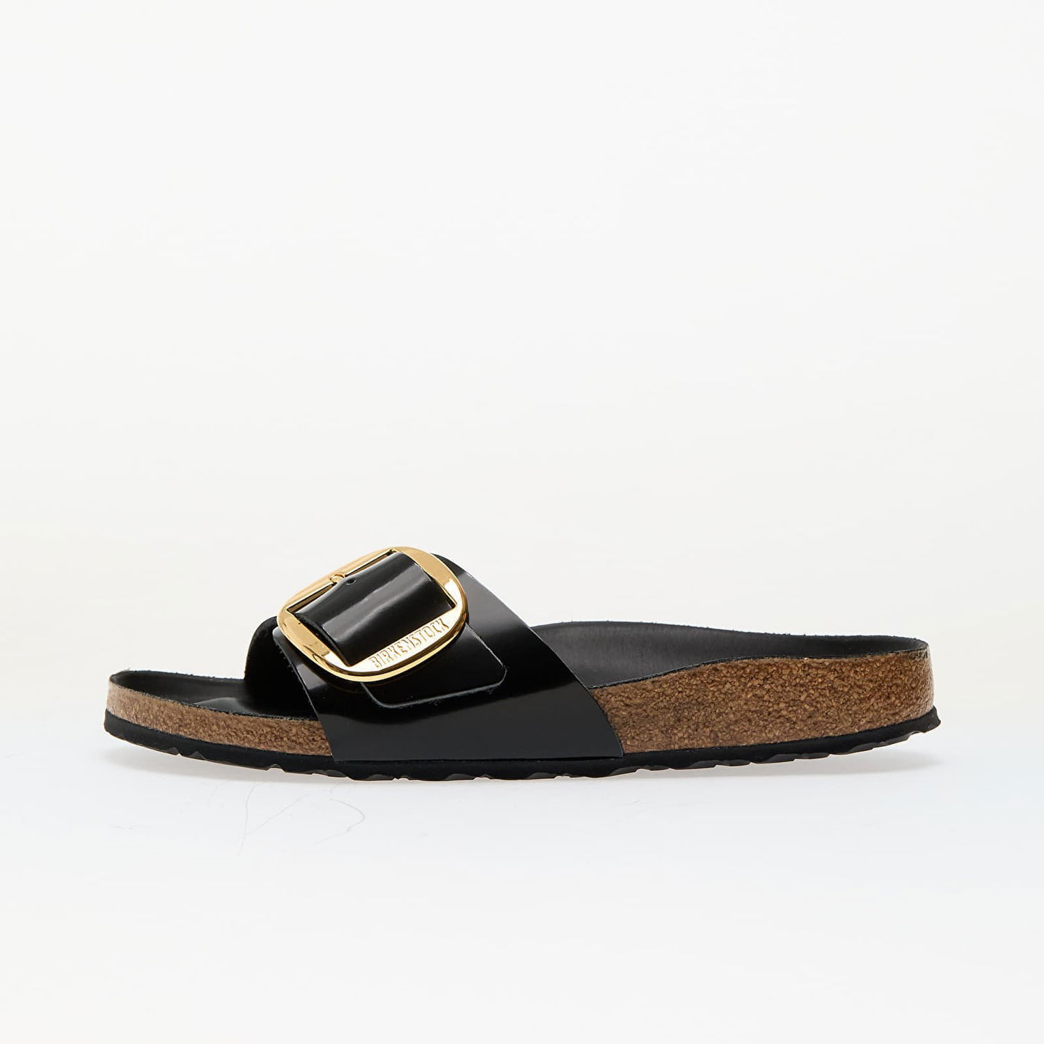 Tenisky a topánky Birkenstock Birkenstock Madrid Big Buckle Patent Leather Slides Čierna | 1022650, 0