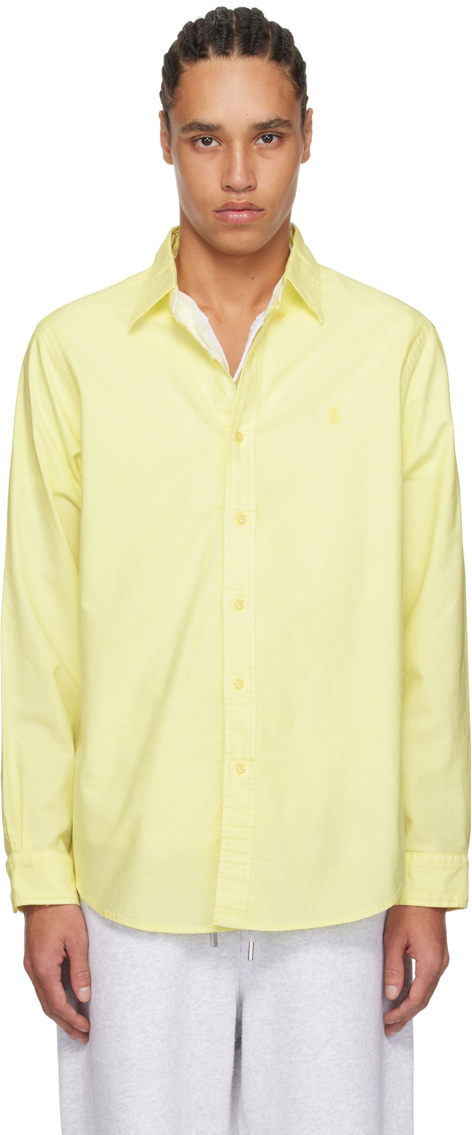 Košeľa Polo by Ralph Lauren Polo Ralph Lauren Classic Fit Mineral Dyed Oxford Shirt Žltá | 710965794006, 0