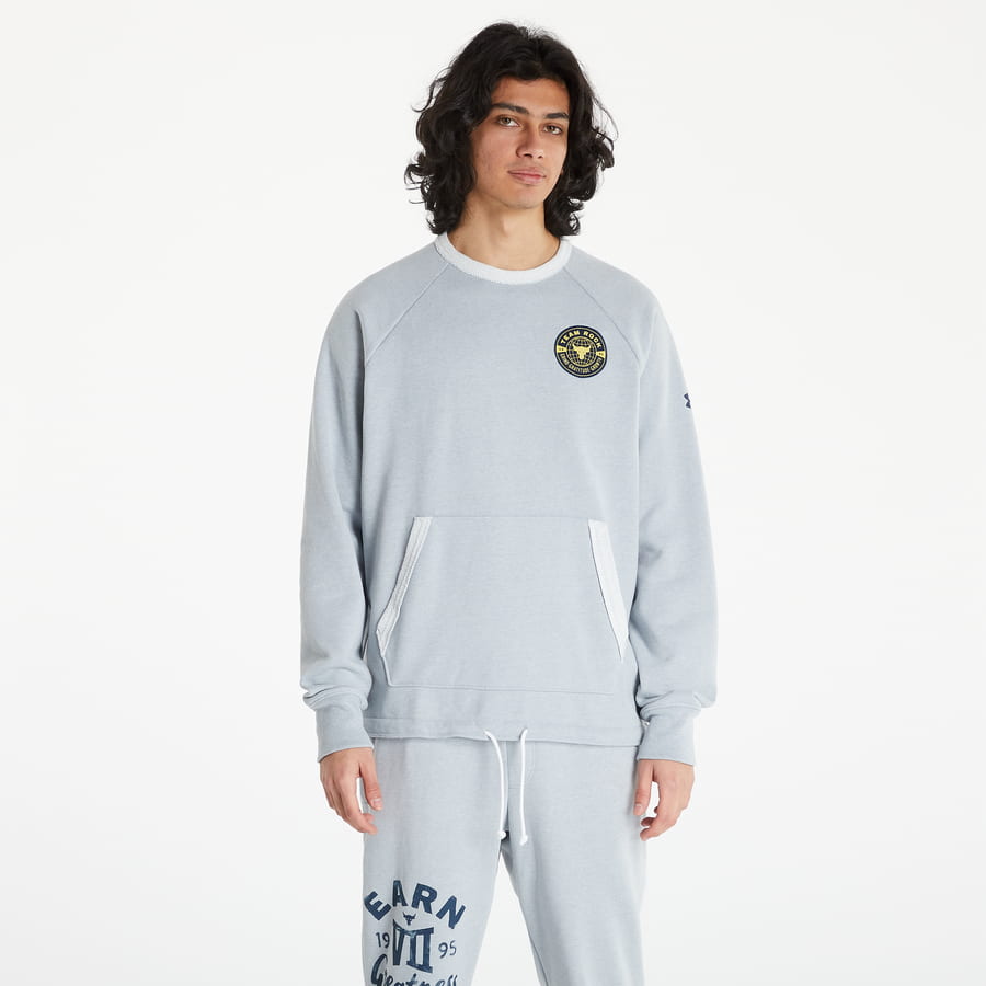 Mikina Under Armour Project Rock Heavyweight Terry Crewneck Šedá | 1370452-011, 0
