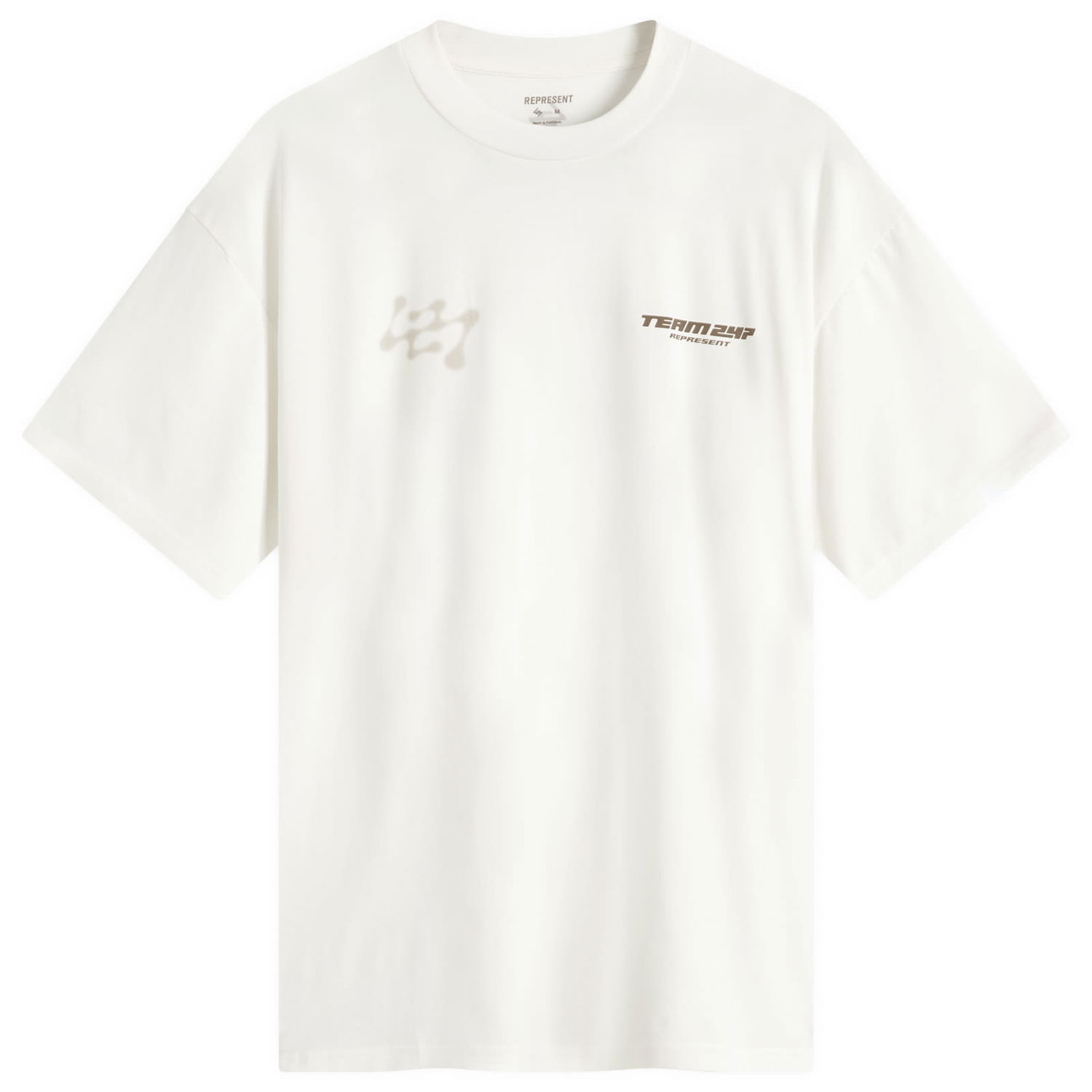 Tričko Represent Clo 247 Future Terrains Oversized T-Shirt Flat White Biela | 247M4119-72, 0