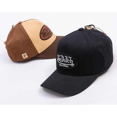 Šiltovka Von Dutch Von Dutch Trucker Cali Patch Cap Čierna | VD/0/CAS1/LOFB02/B, 4