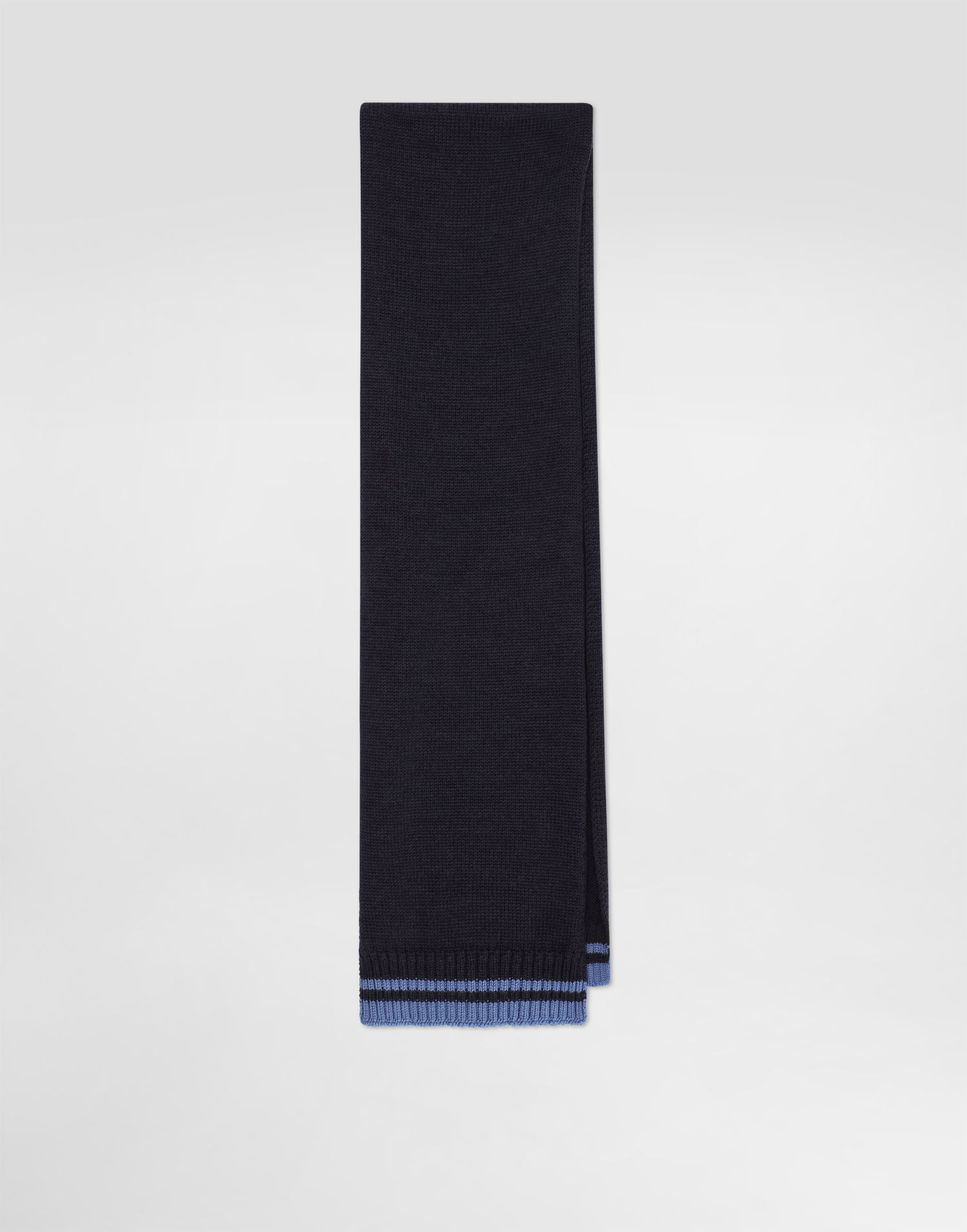 Šál Dolce & Gabbana Dolce & Gabbana Knitted Scarf with Embroidered DG Patch Navy | LBKAG6JDVBIB3895, 1